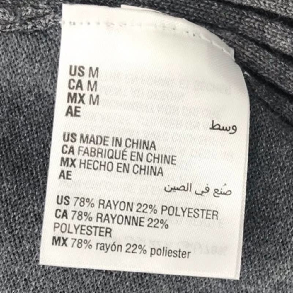 Charcoal Open Front Ribbed Cardigan - Picture 7 of 8